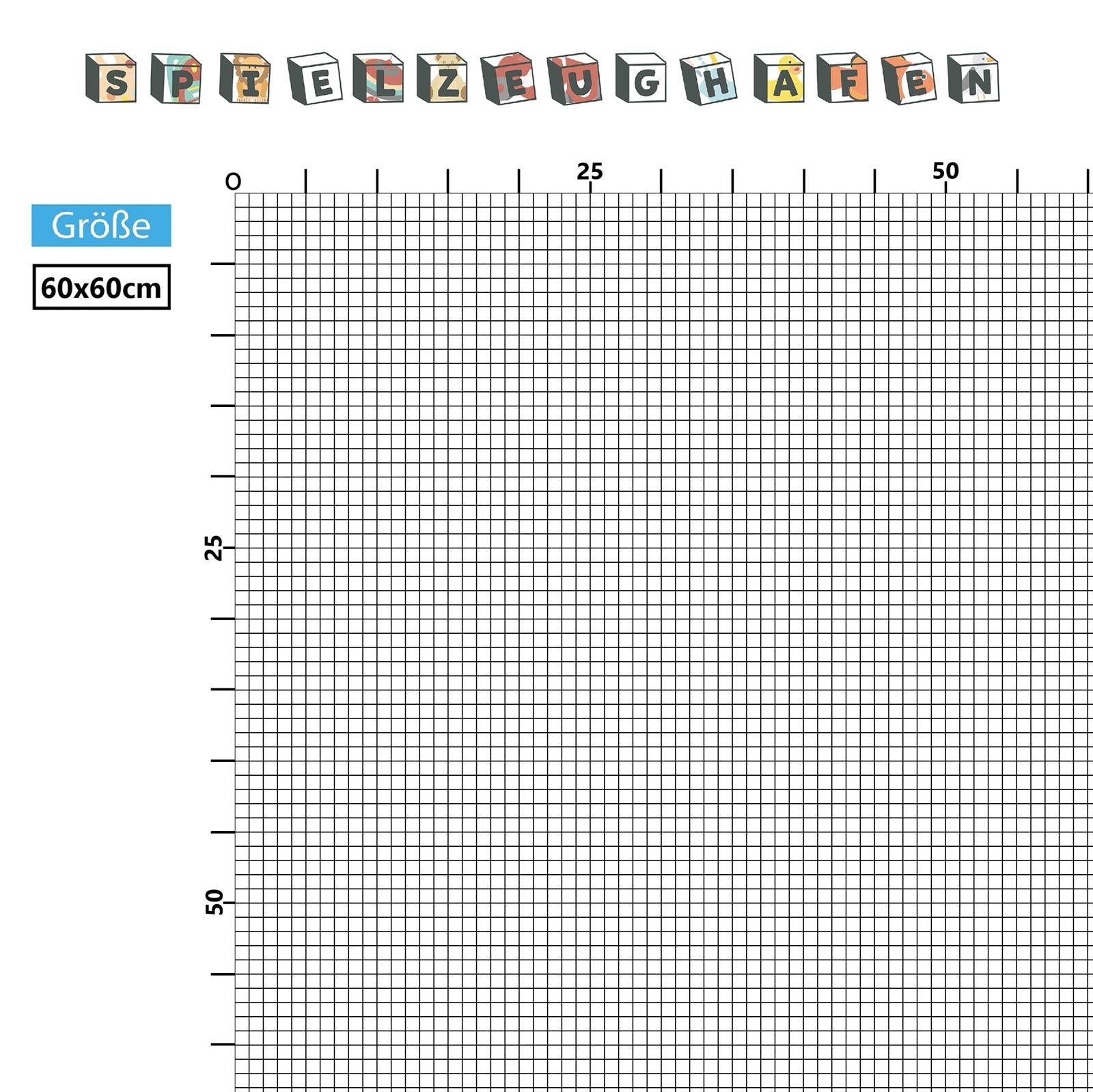 Rasterfolien für Diamond Painting Quadratisch für 2,5mm von Spielzeughafen