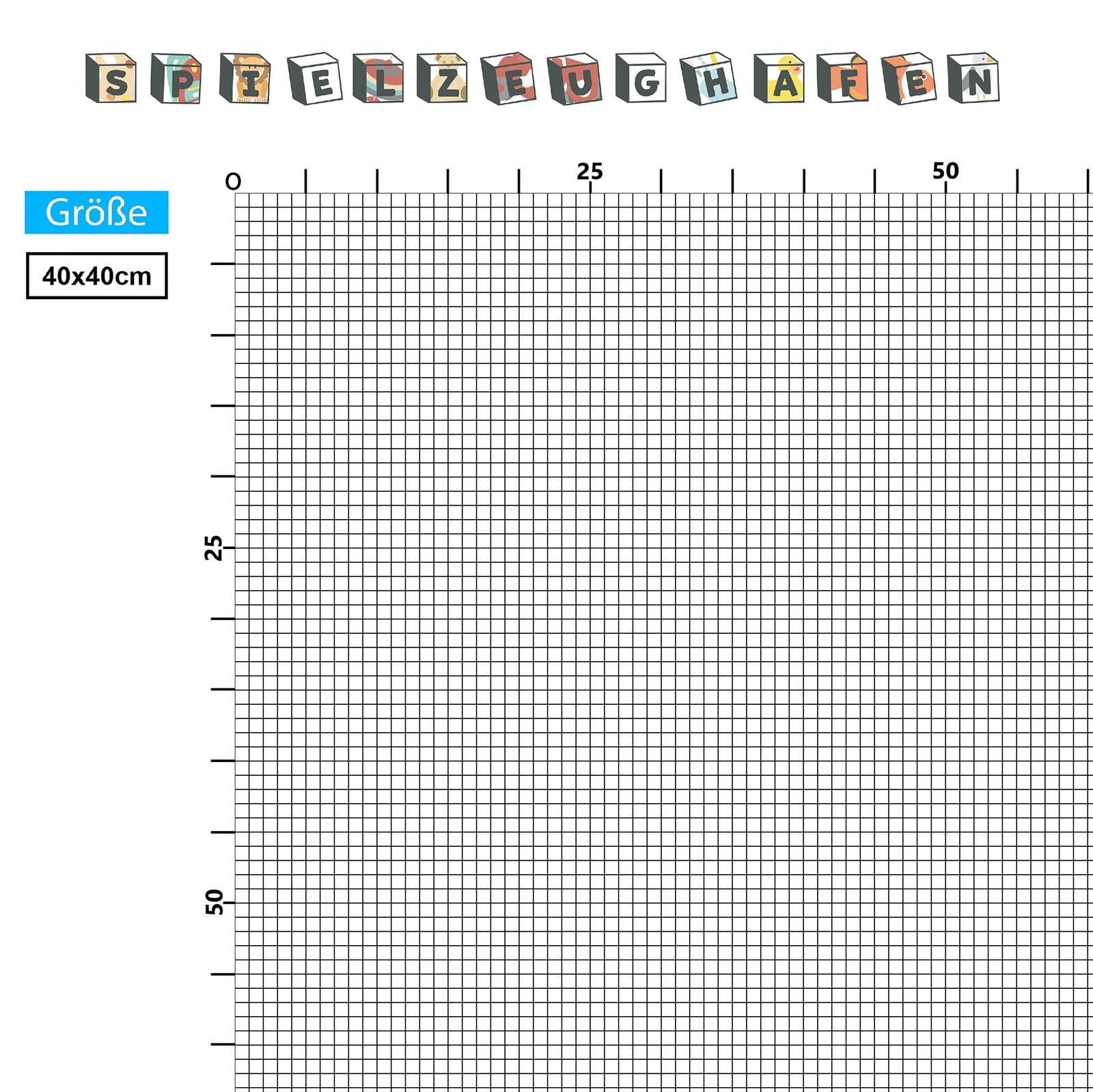 Rasterfolien für Diamond Painting Quadratisch für 2,5mm von Spielzeughafen