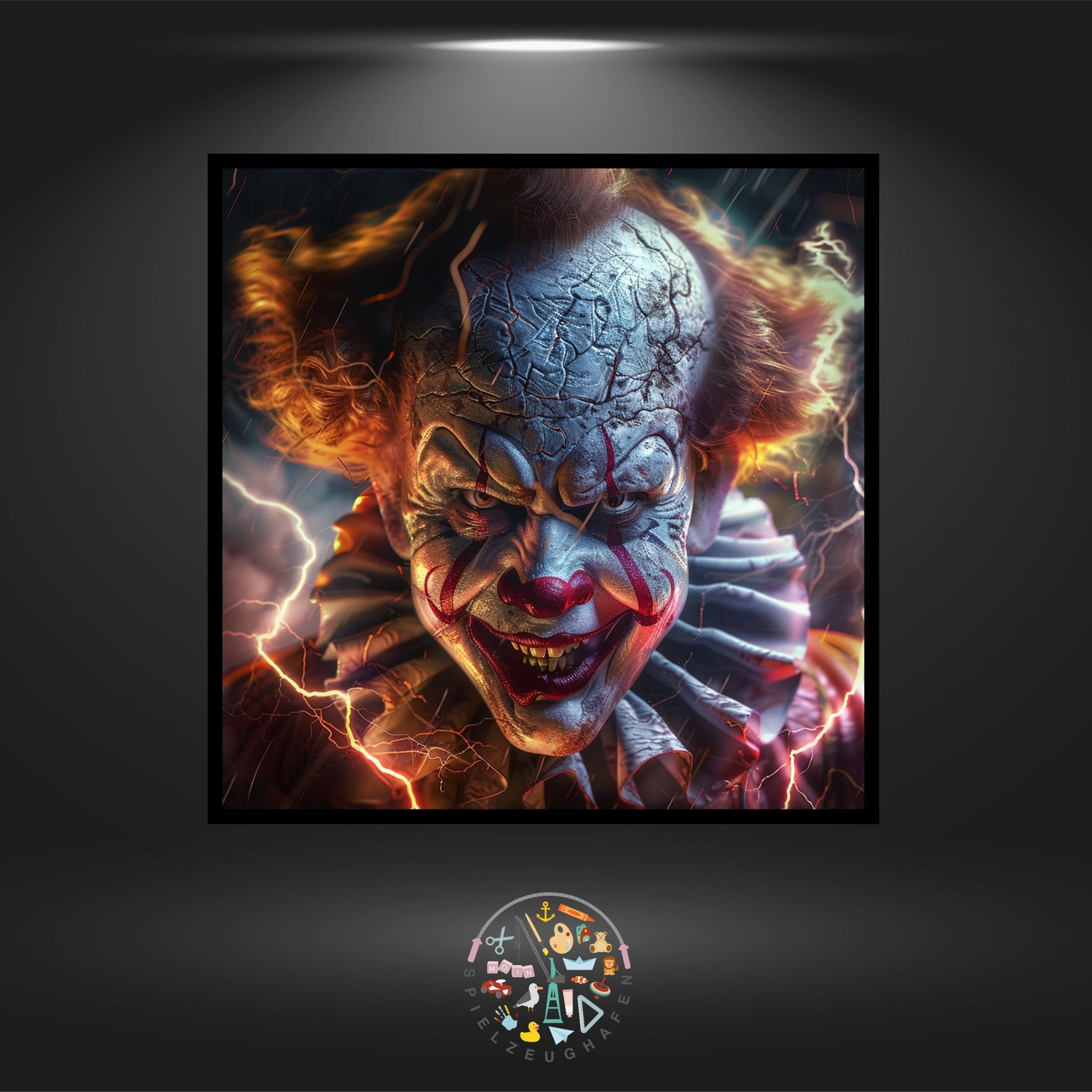 Scary Clown - Quadratisch von Spielzeughafen