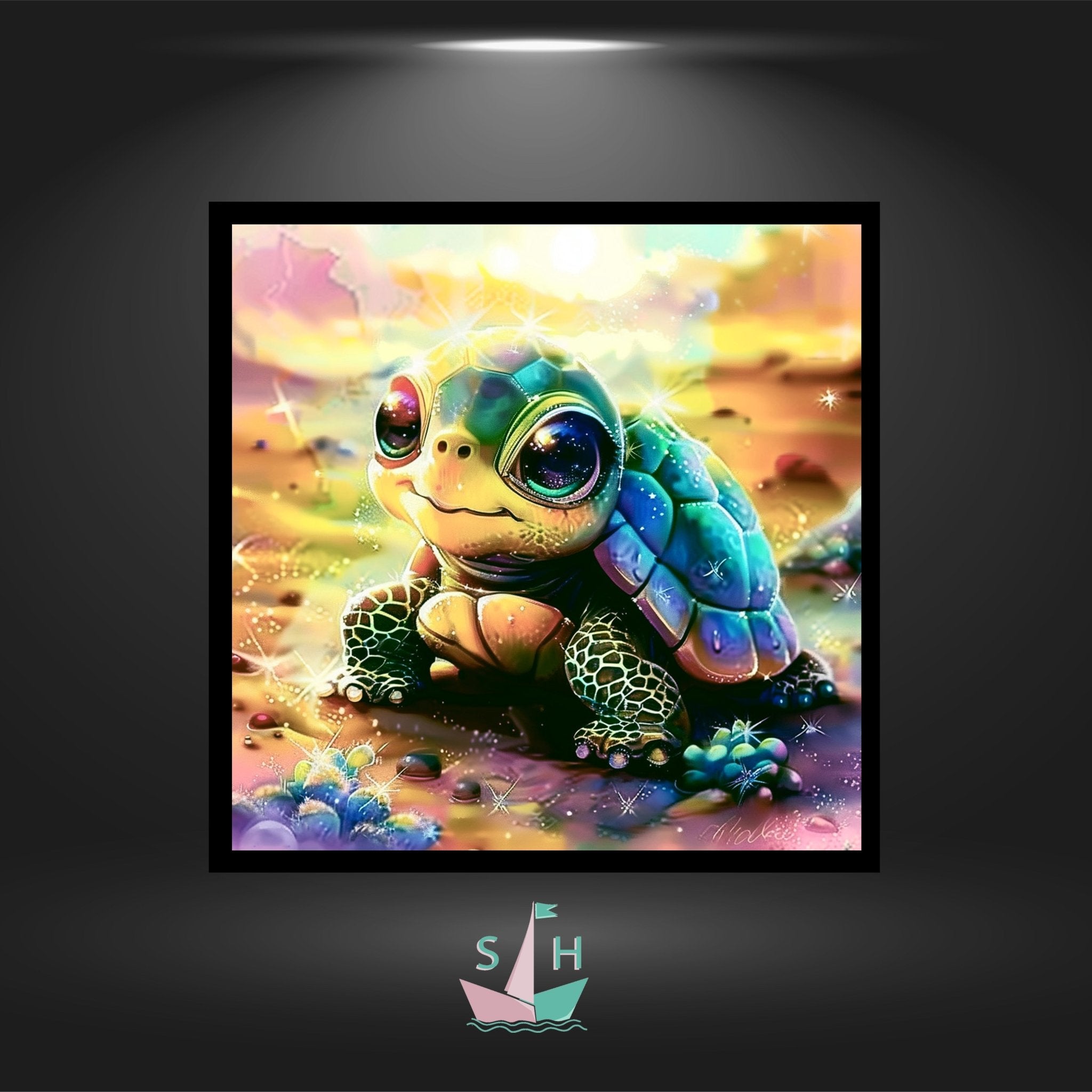 Schildkröte Stups - Strass / Rhinestone von Spielzeughafen