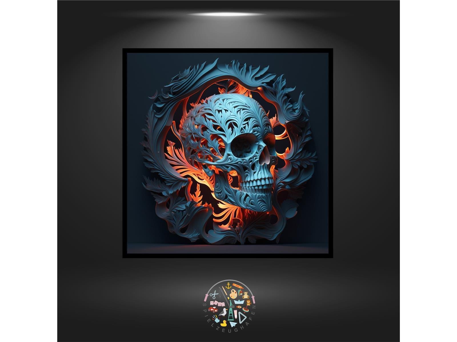 Skull Tendrils - Quadratisch von Spielzeughafen