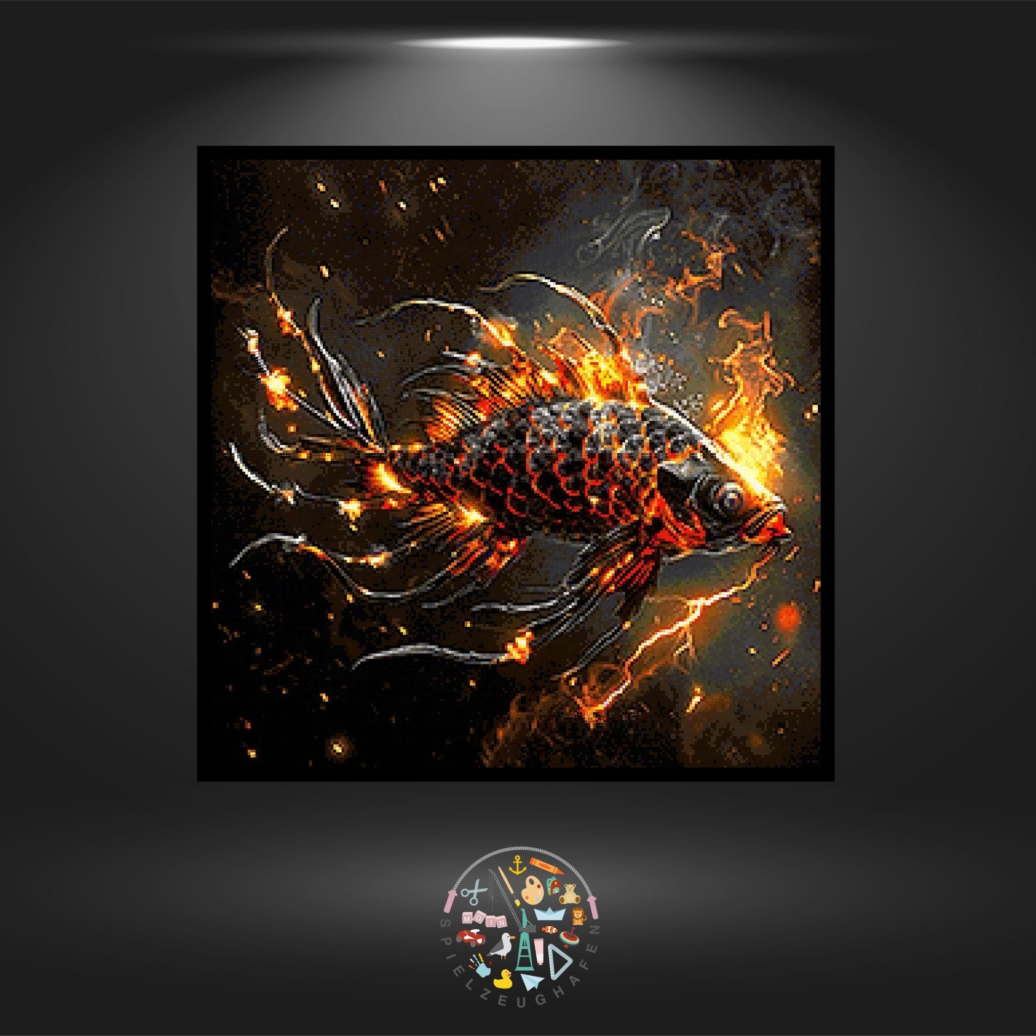 Sternzeichen Dark side - Fisch - Quadratisch von Spielzeughafen