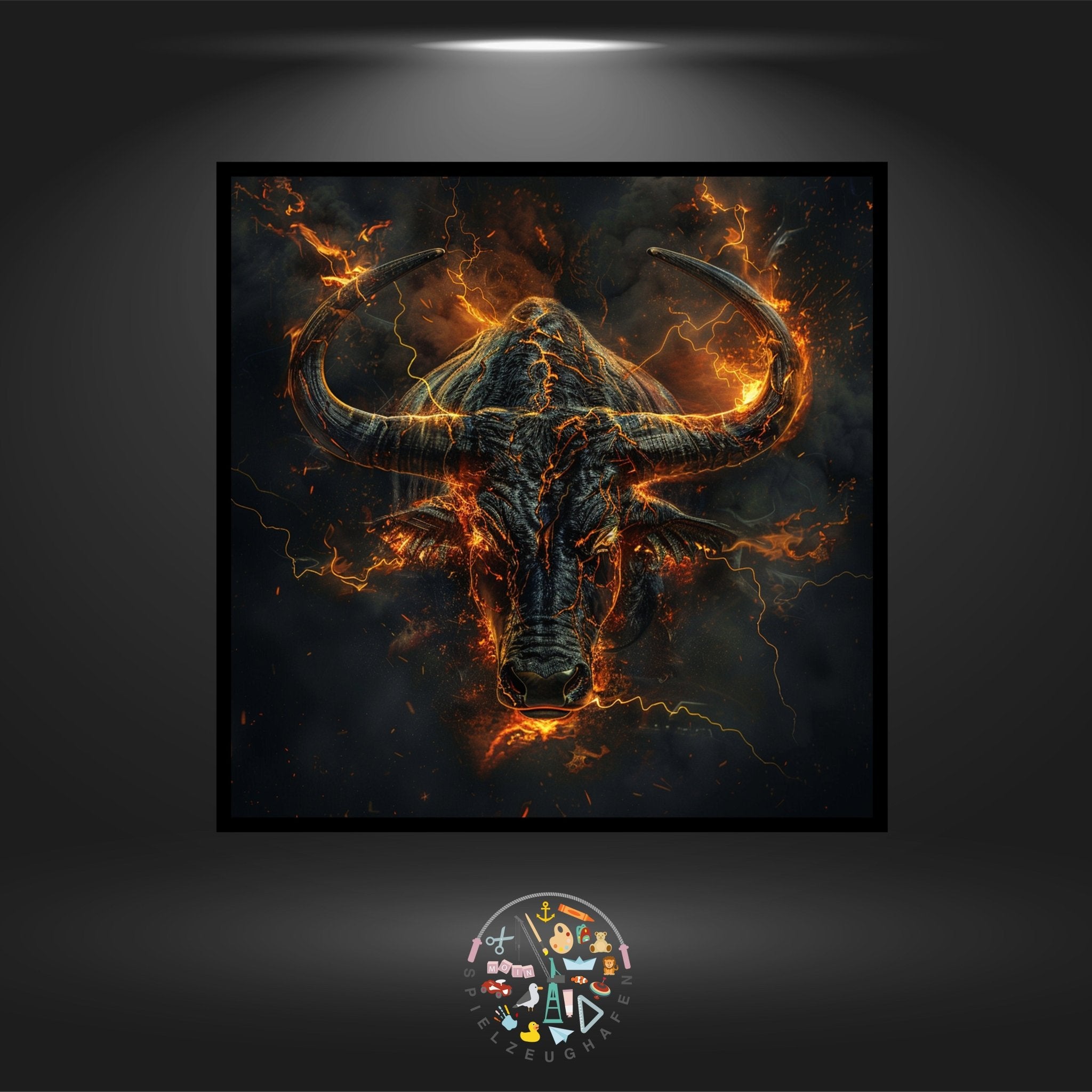 Sternzeichen Dark side - Stier - Quadratisch von Spielzeughafen