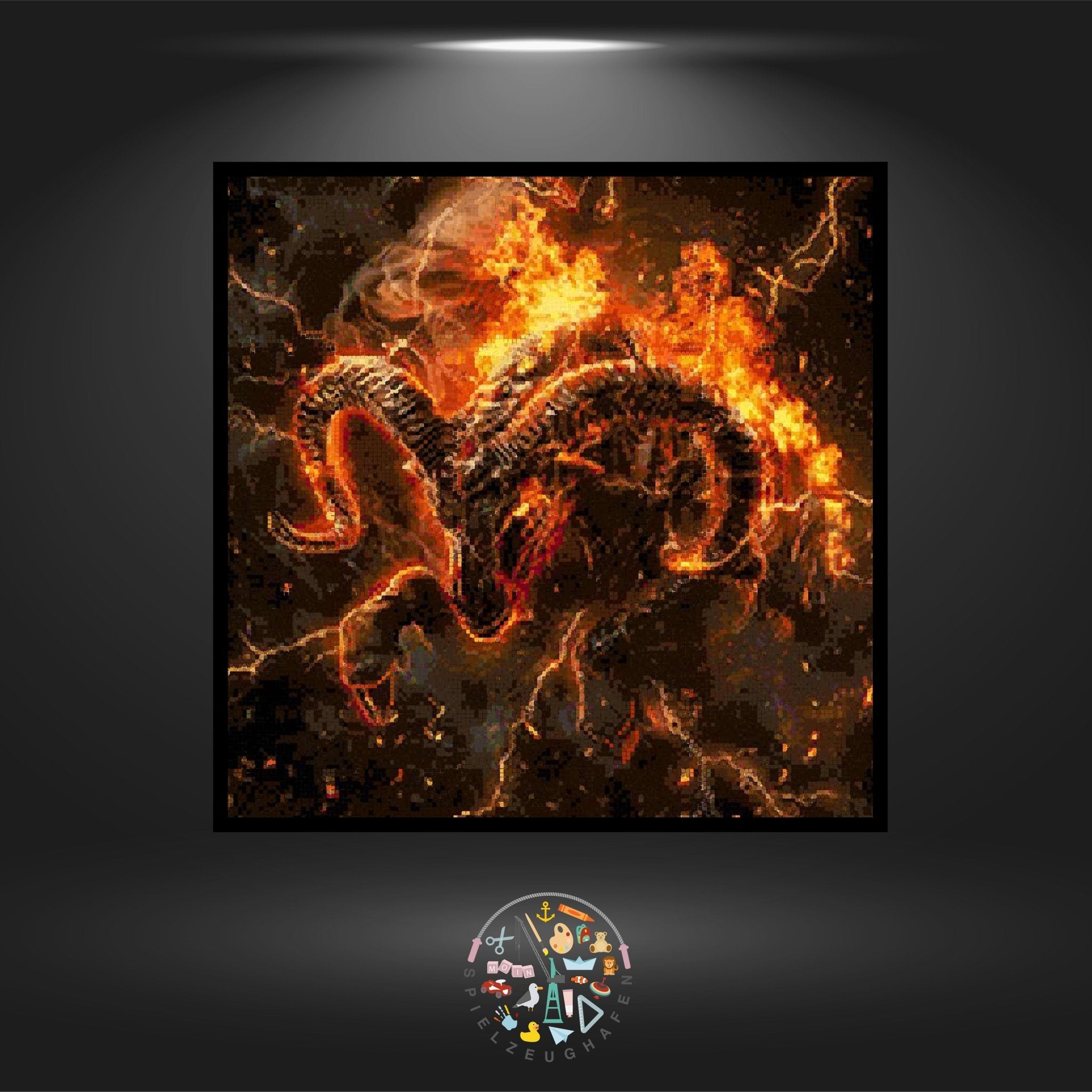 Sternzeichen Dark side - Widder - Quadratisch von Spielzeughafen