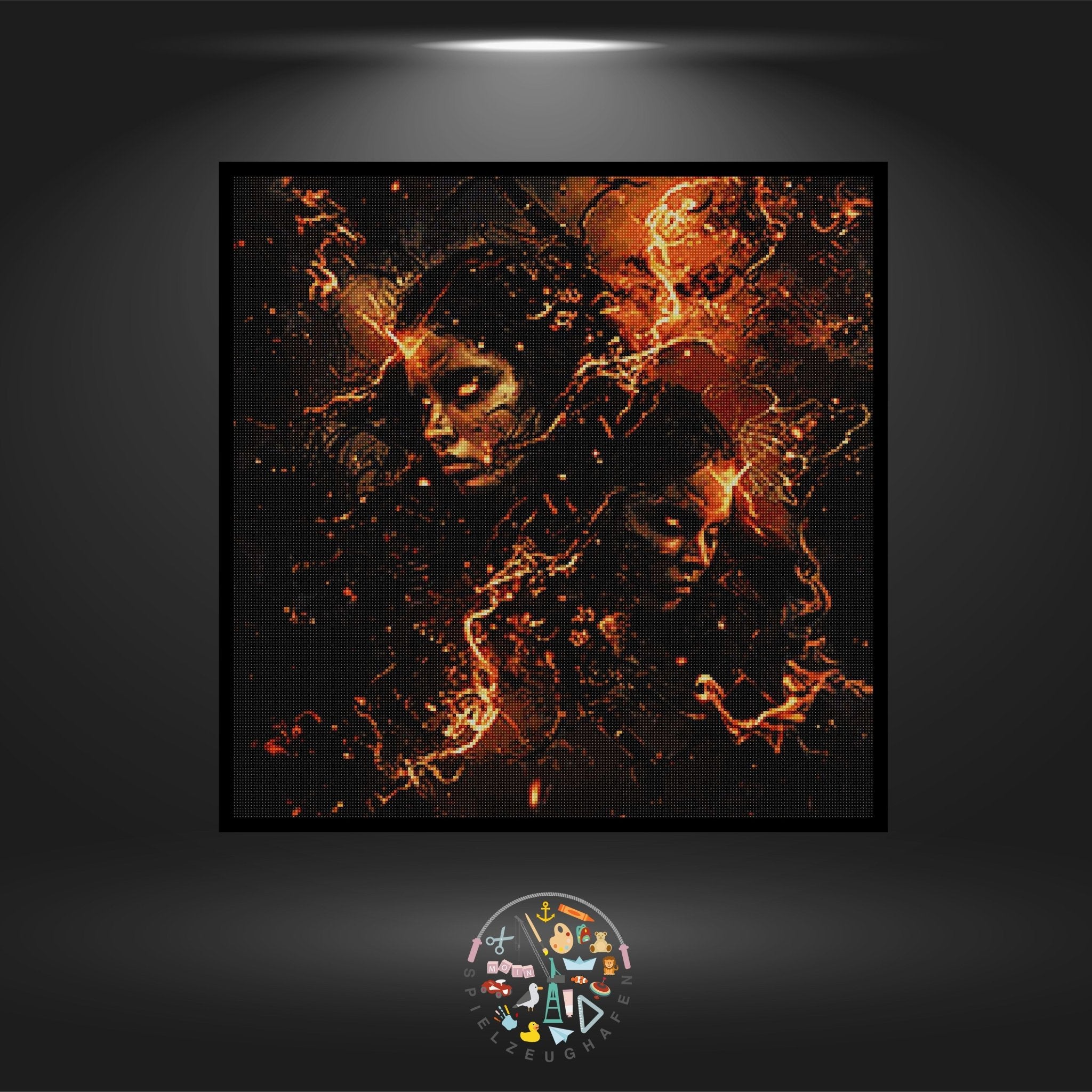 Sternzeichen Dark side - Zwilling - Quadratisch von Spielzeughafen