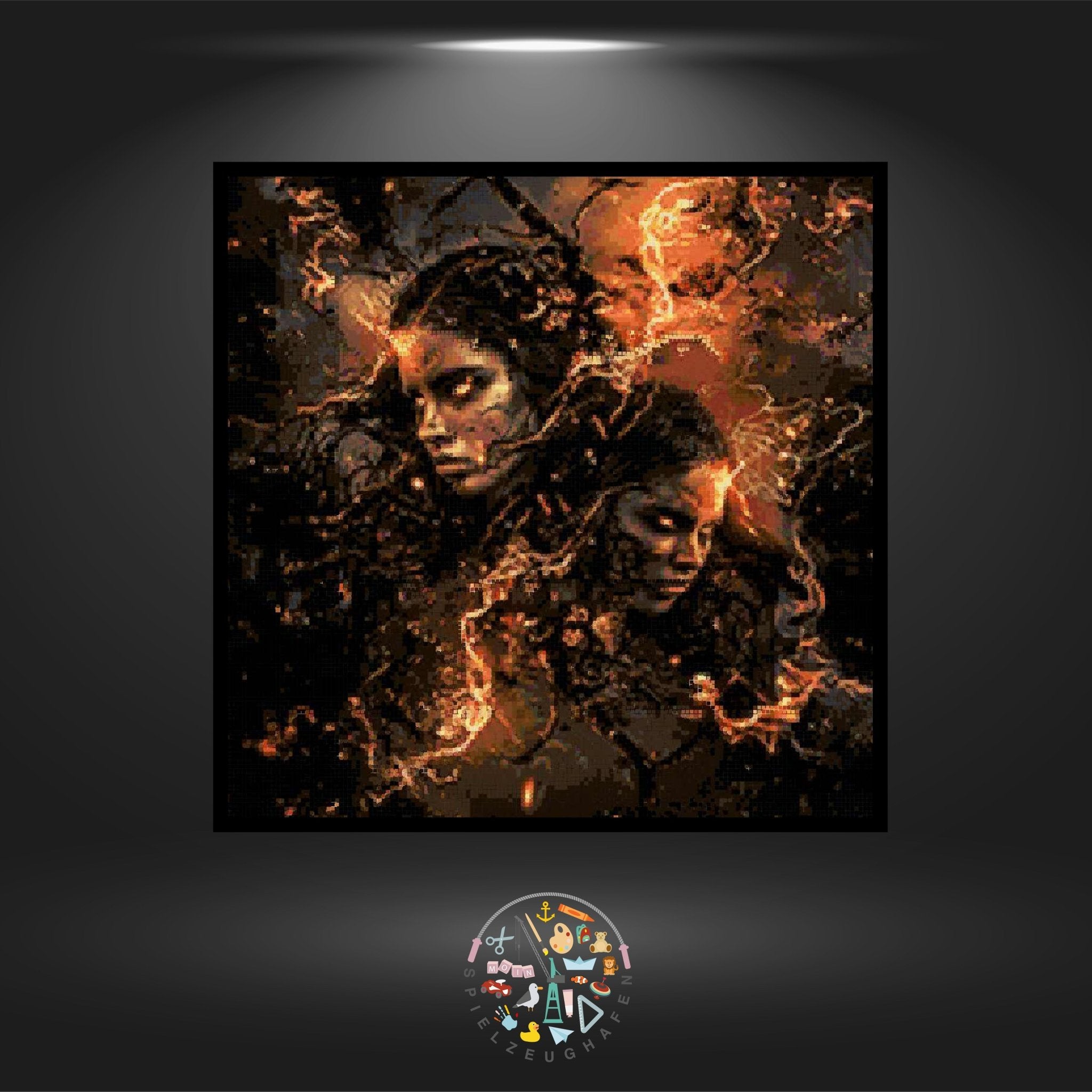 Sternzeichen Dark side - Zwilling - Quadratisch von Spielzeughafen