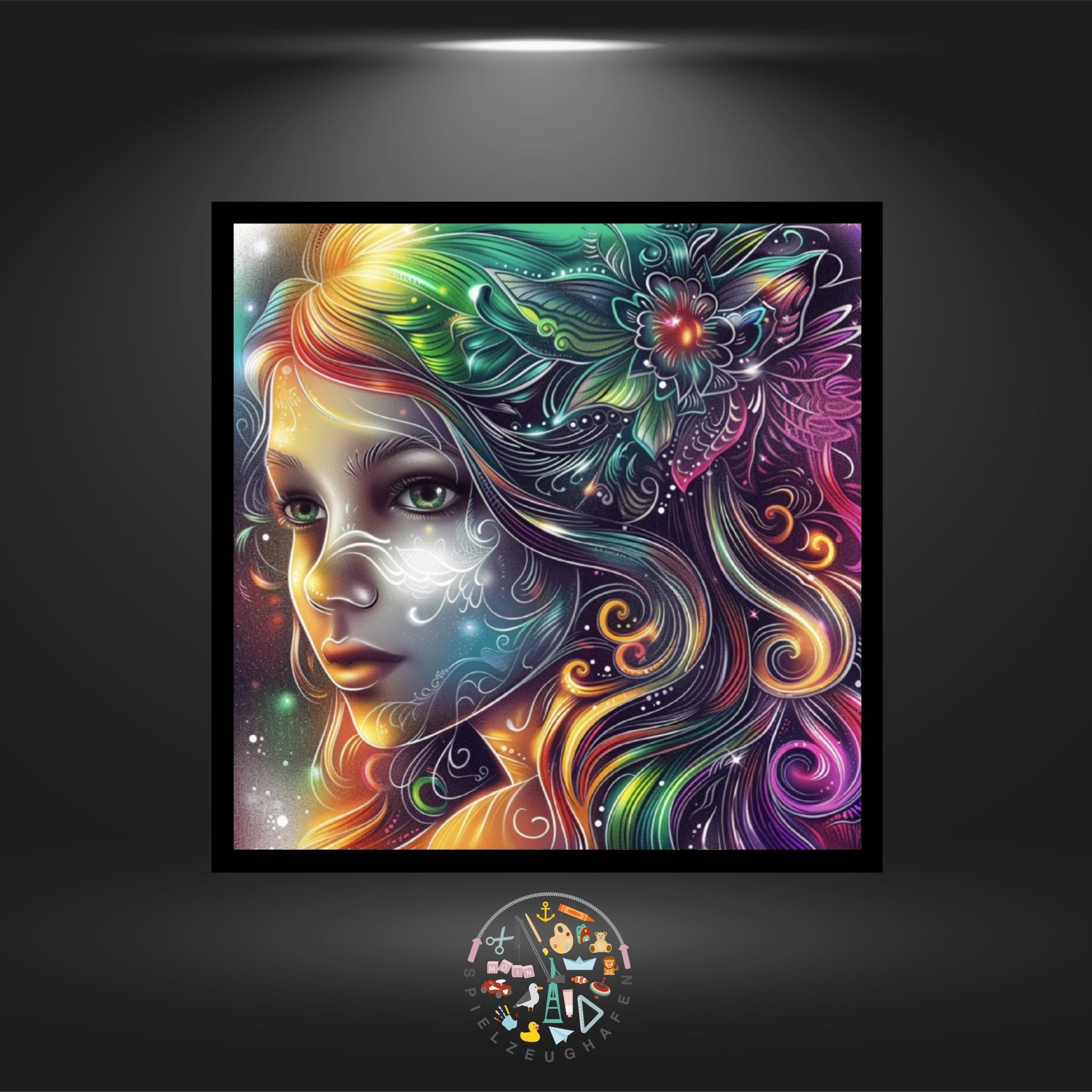 Sternzeichen Jungfrau Bunt - Quadratisch mit AB von Spielzeughafen