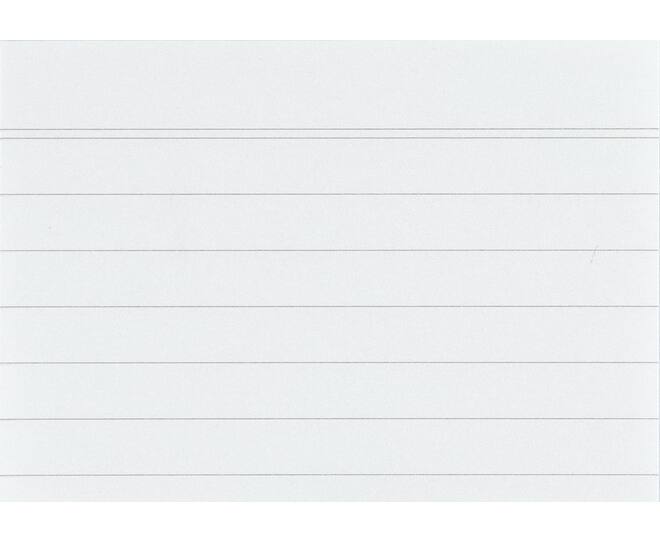 STYLEX Karteikarten, DIN A8, liniert, 100 Stück, FSC von Spielzeughafen
