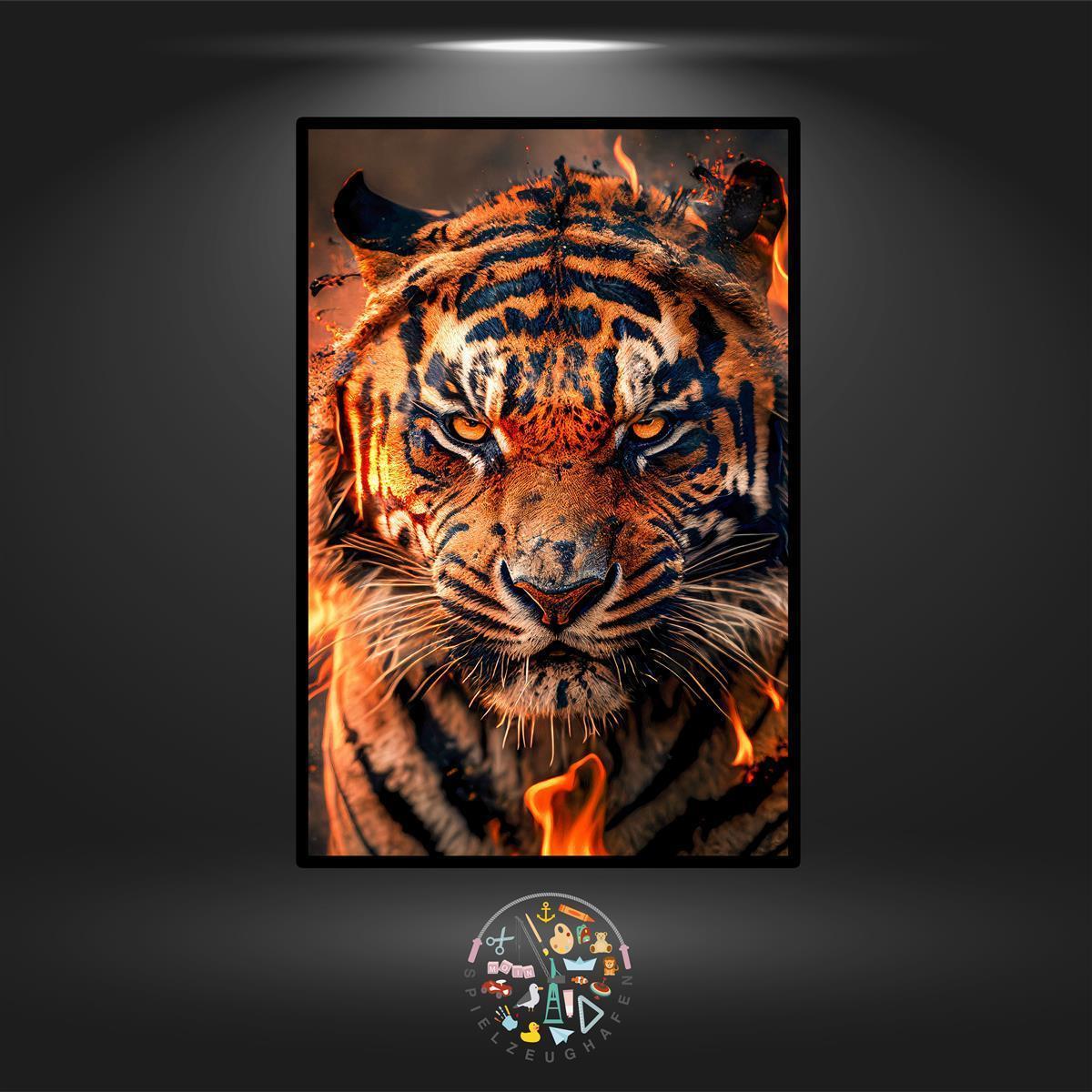 Tiger 'Ninja' - Strass / Rhinestone von Spielzeughafen