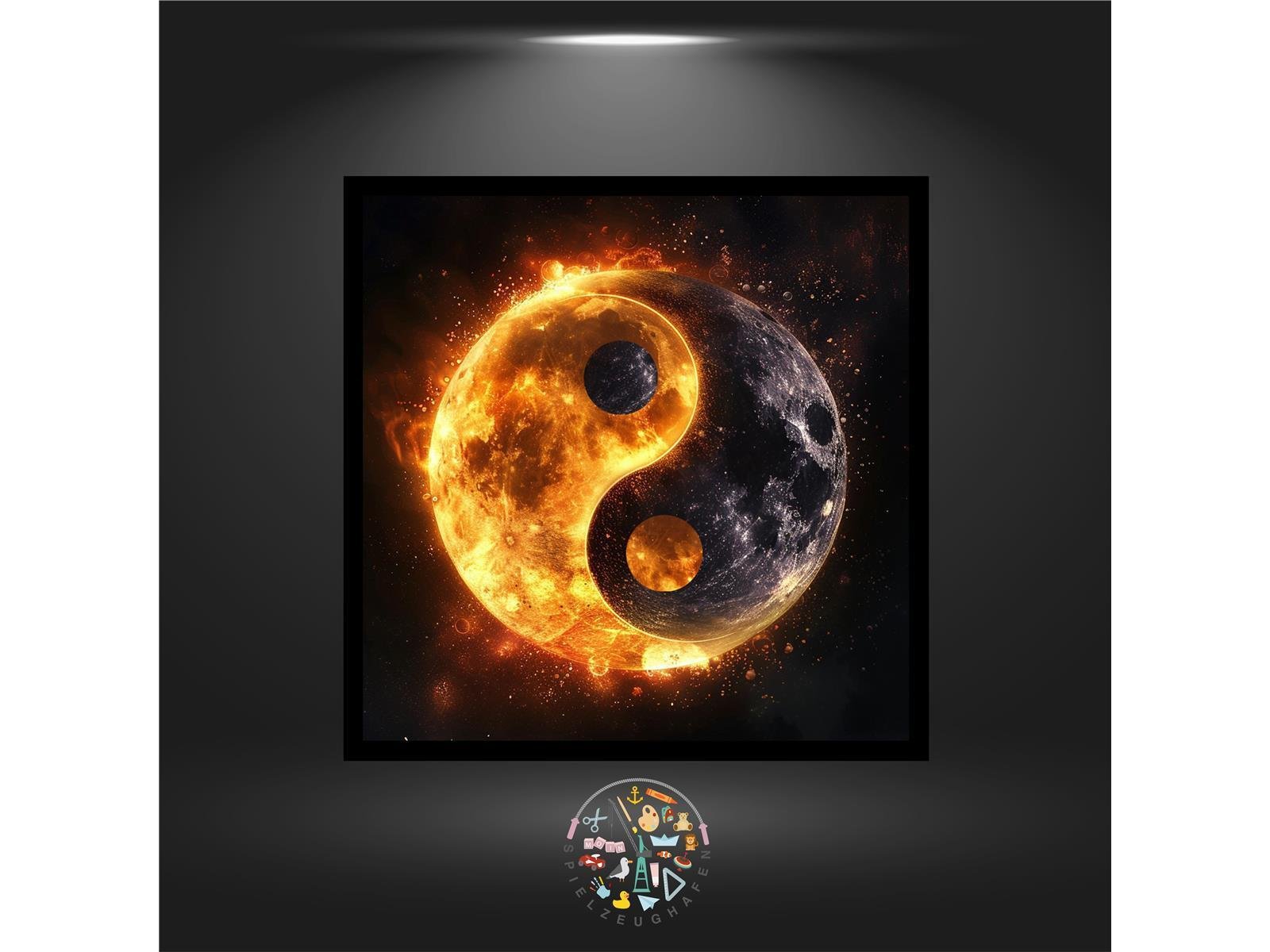 Yin Yang Fire - Quadratisch von Spielzeughafen