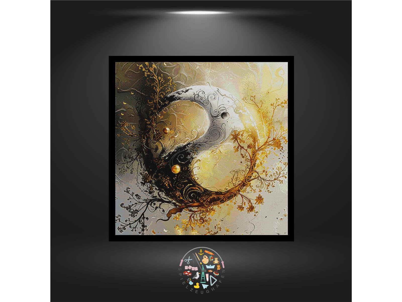 Yin Yang of Nature - Quadratisch von Spielzeughafen