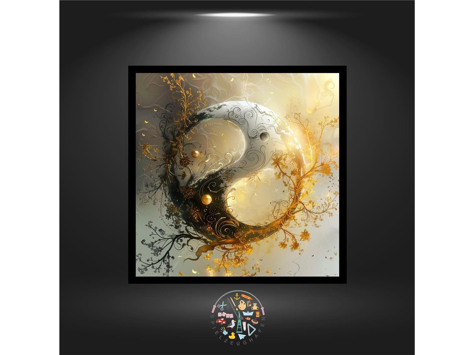 Yin Yang of Nature - Quadratisch von Spielzeughafen
