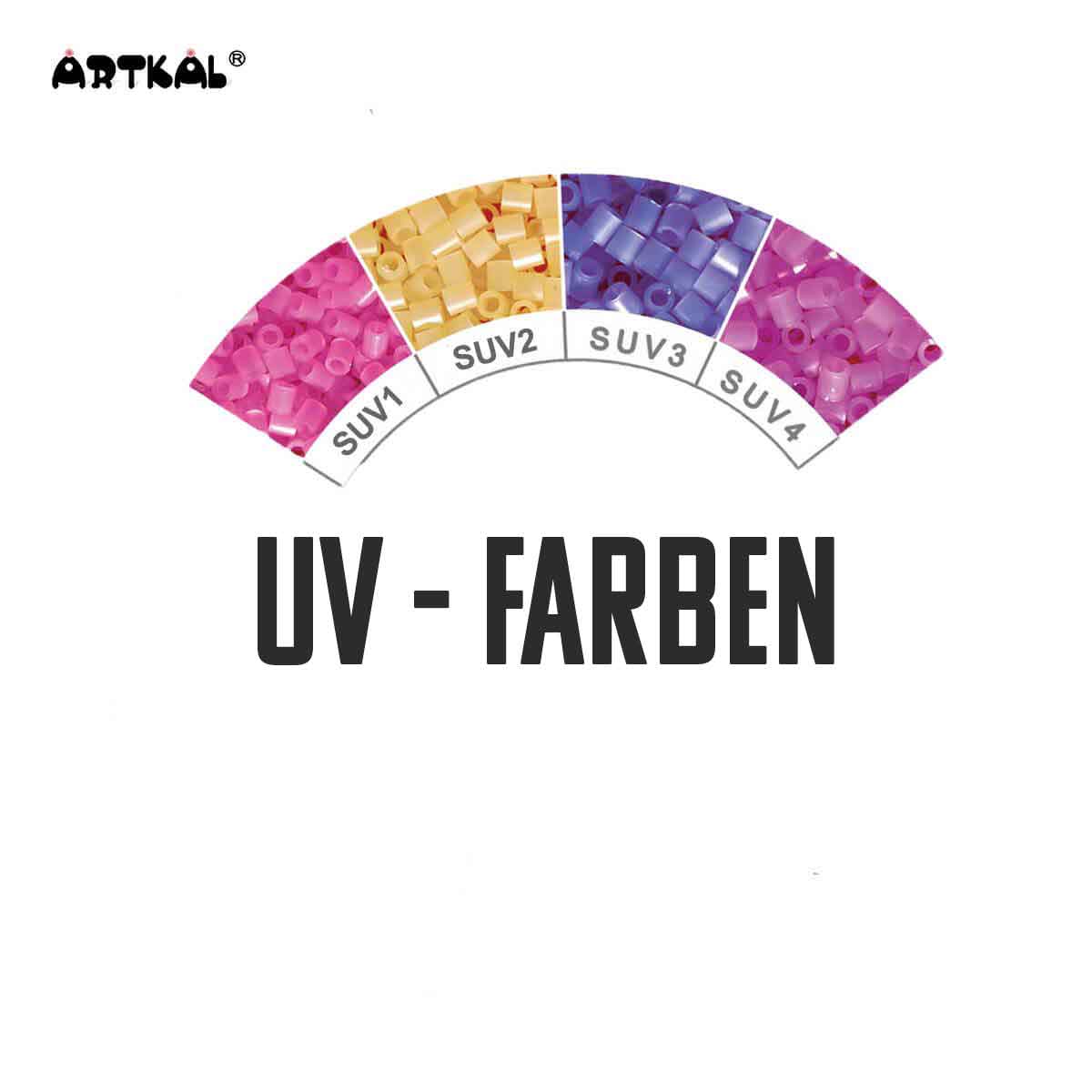 1000 Artkal MIDI S 5mm UV - Perlen von Spielzeughafen