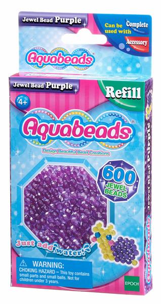 Aquabeads Lila Glitzerperlen von Spielzeughafen