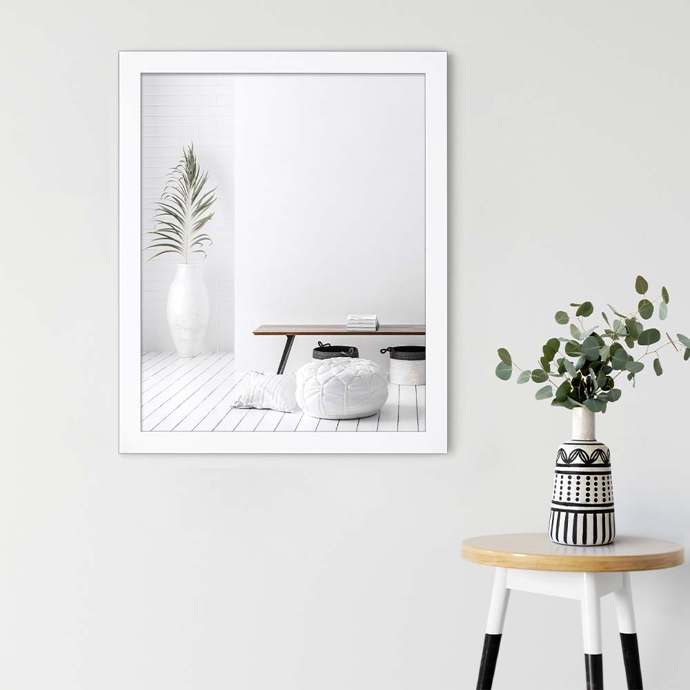 Bilderrahmen 'Monza' Weiß (Matt) mit Acrylglas von Spielzeughafen