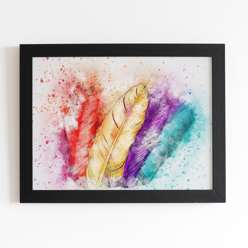 'Bunte Federn' - Strass / Rhinestone von Spielzeughafen