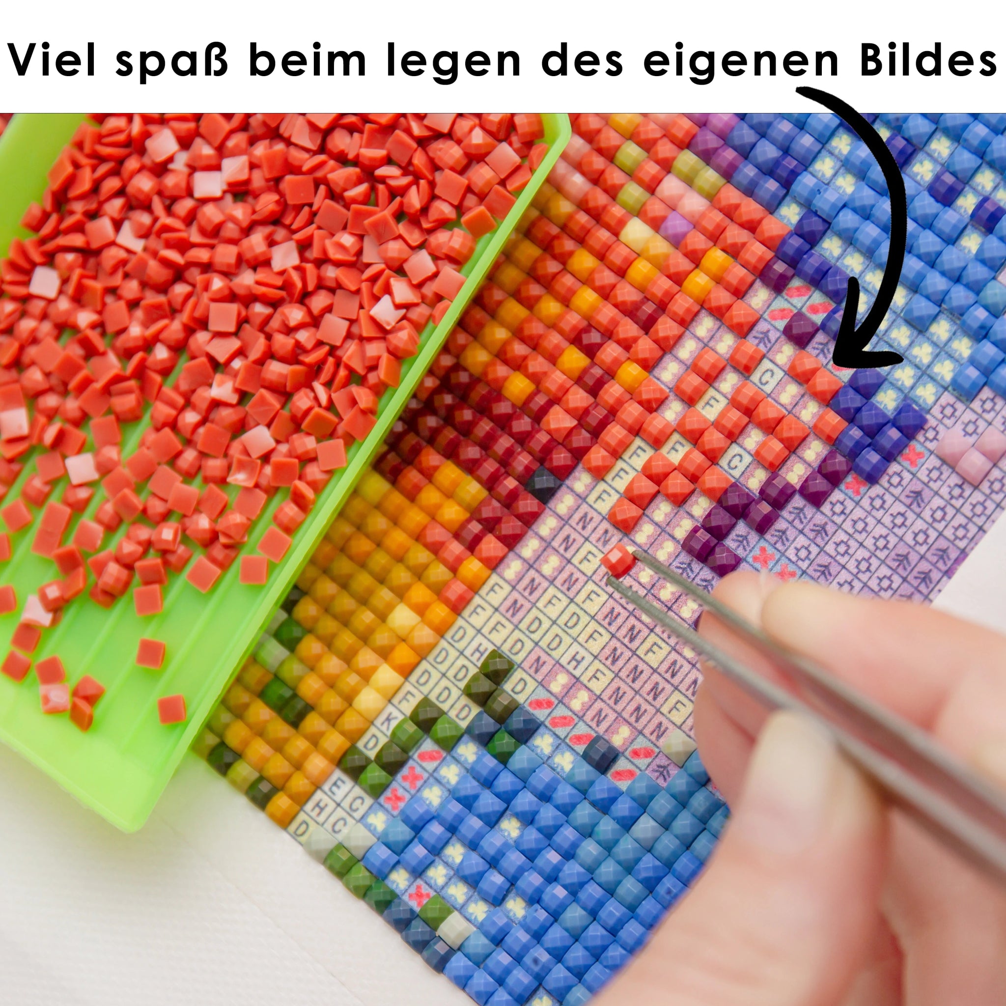 Dein Wunschmotiv - als Diamond Painting (eckige Steine) von Spielzeughafen