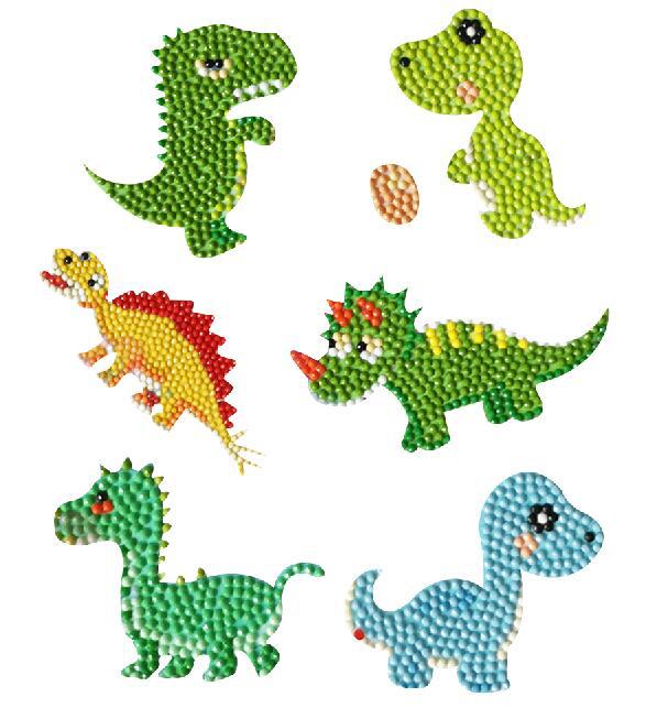 DIY Diamond Painting Sticker Dinosaurier von Spielzeughafen