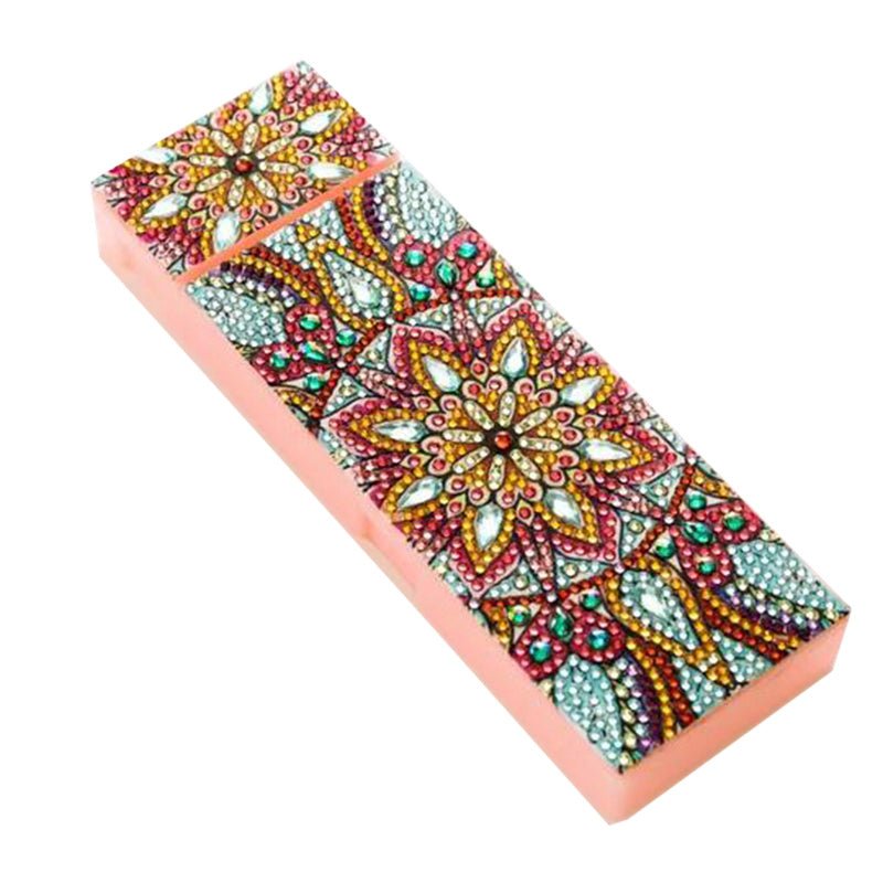 DIY Diamond Painting Werkzeug und Zubehör Strass - Box Mandala Rosa von Spielzeughafen