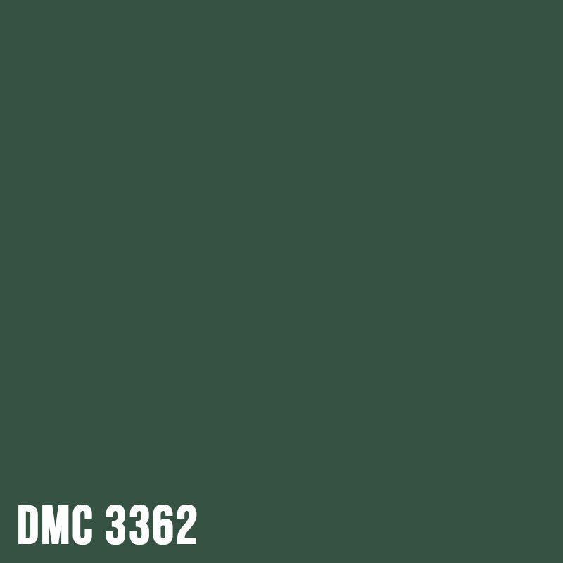 DMC 3362 Pine Green - Dark - eckig Diamond Painting Steine 2,5mm von Spielzeughafen