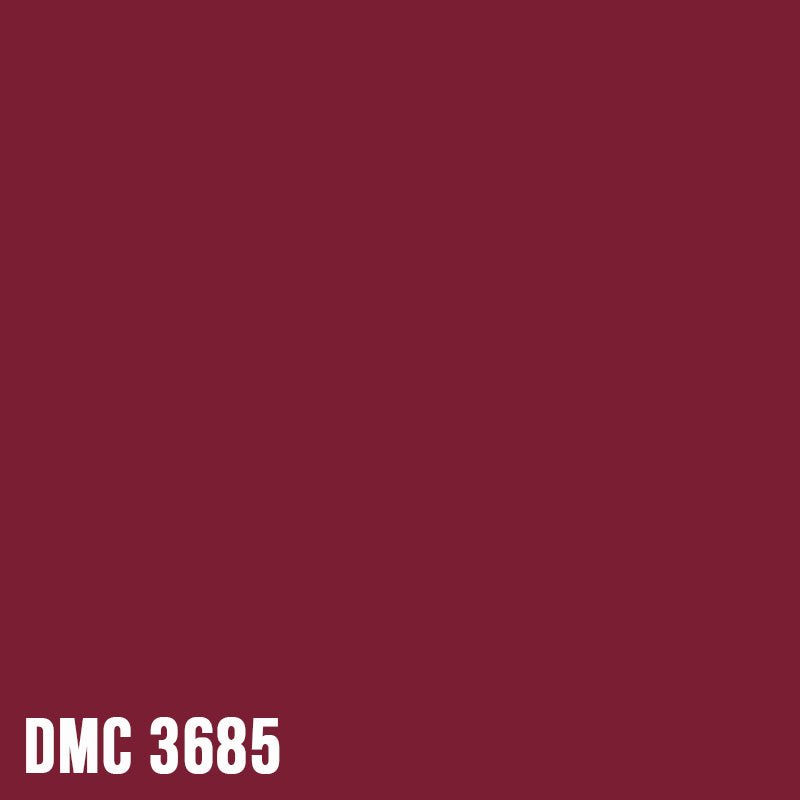 DMC 3685 Mauve - Very Dark - eckig Diamond Painting Steine 2,5mm von Spielzeughafen