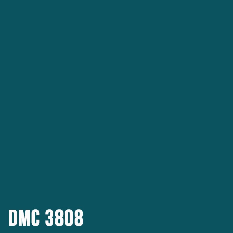 DMC 3808 Turquoise - Ultra Very Dark - eckig Diamond Painting Steine 2,5mm von Spielzeughafen