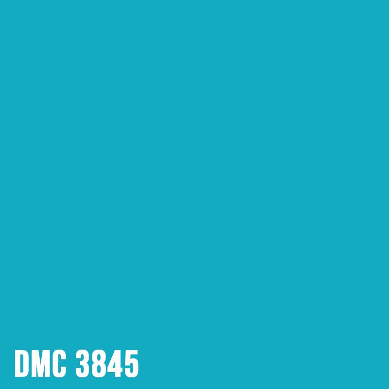 DMC 3845 Bright Turquoise - Medium - eckig Diamond Painting Steine 2,5mm von Spielzeughafen