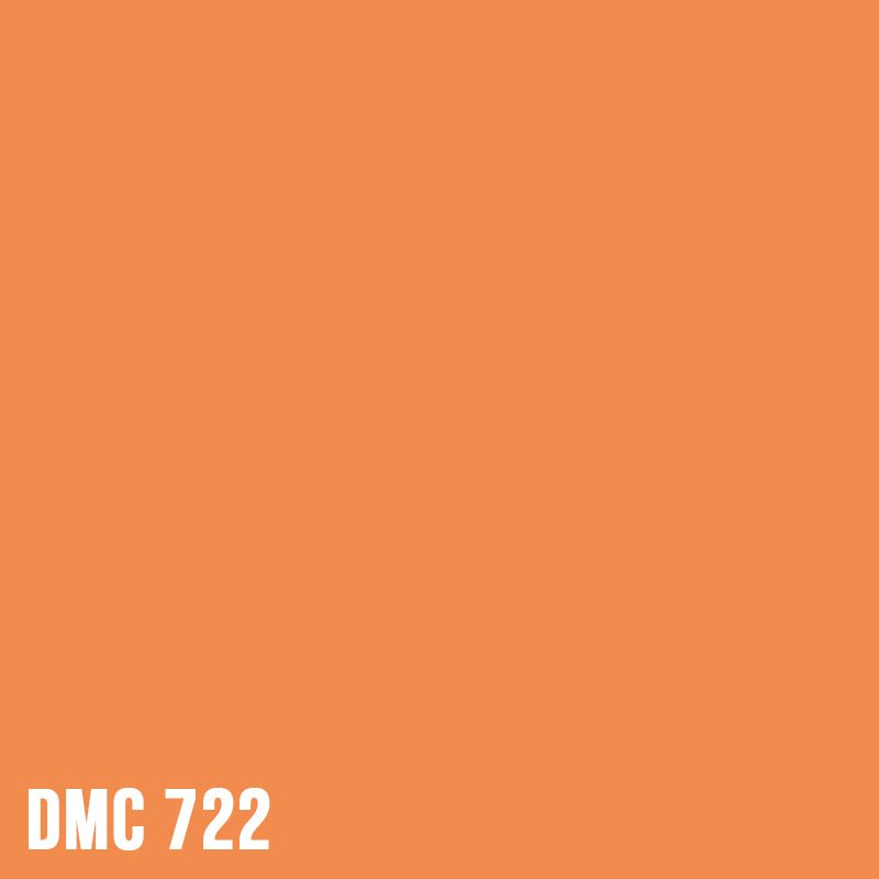 DMC 722 Orange Spice - Light - eckig Diamond Painting Steine 2,5mm von Spielzeughafen