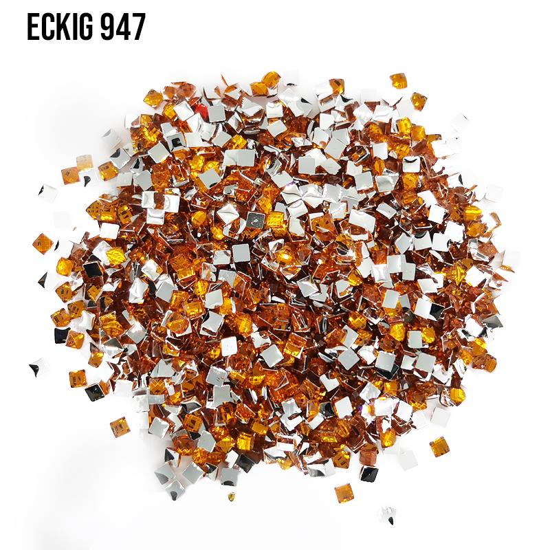 DMC 947 Burnt Orange - eckig Strass Diamond Painting Steine 2,5mm von Spielzeughafen