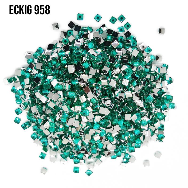 DMC 958 Sea Green Dark - eckig Strass Diamond Painting Steine 2,5mm von Spielzeughafen