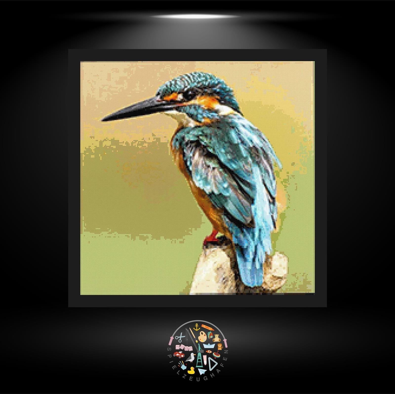 'Eisvogel' - Strass / Rhinestone von Spielzeughafen