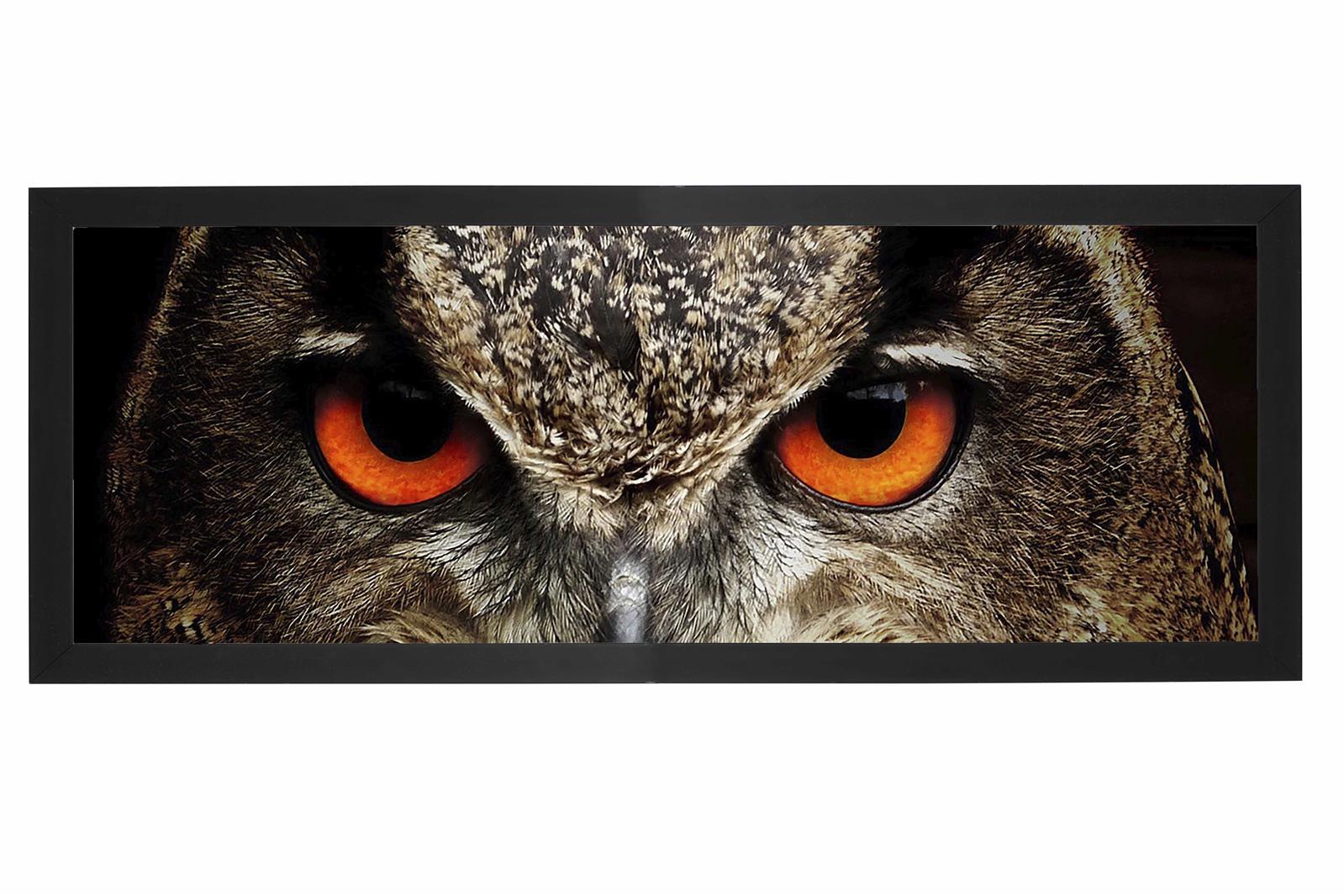 Eule mit leuchtenden Augen - Quadratisch von Spielzeughafen