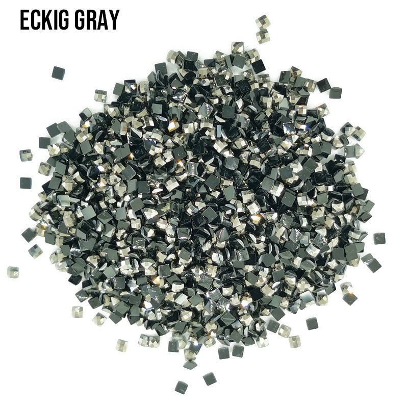 Grau - eckig Strass Diamond Painting Steine 2,5mm von Spielzeughafen