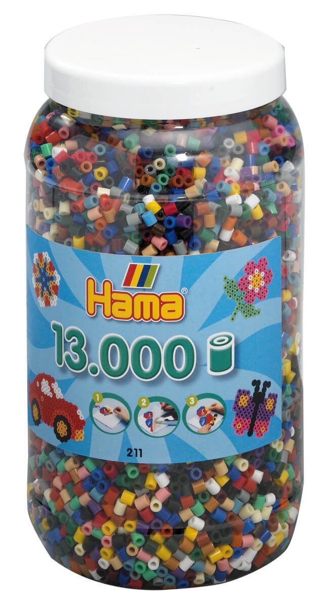 Hama Midi 13000 - Farben Nr. 1 - 12, 17, 18, 20, 21, 26 - 31 von Spielzeughafen