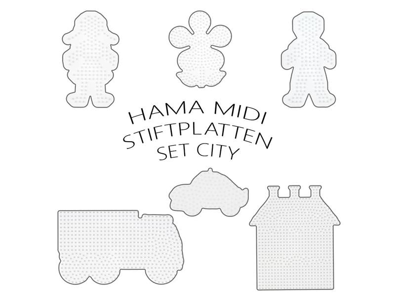 Hama Stiftplatten - Set - City von Spielzeughafen