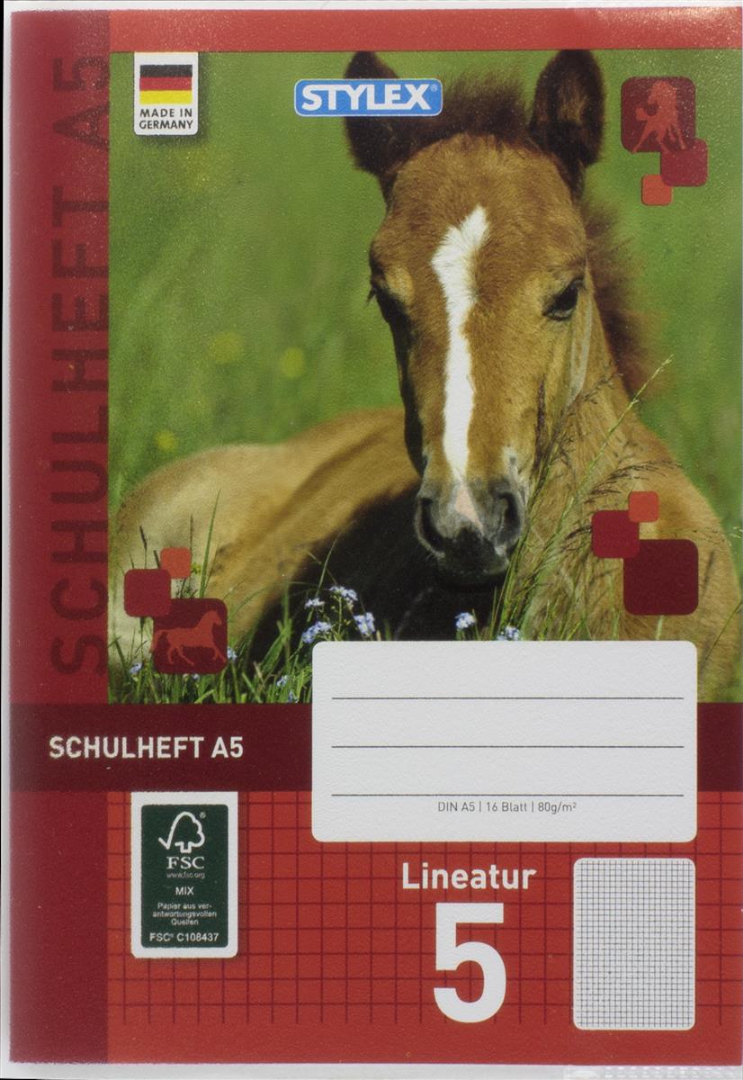 Heftumschläge, farbig transparent A5, Stylex von Spielzeughafen