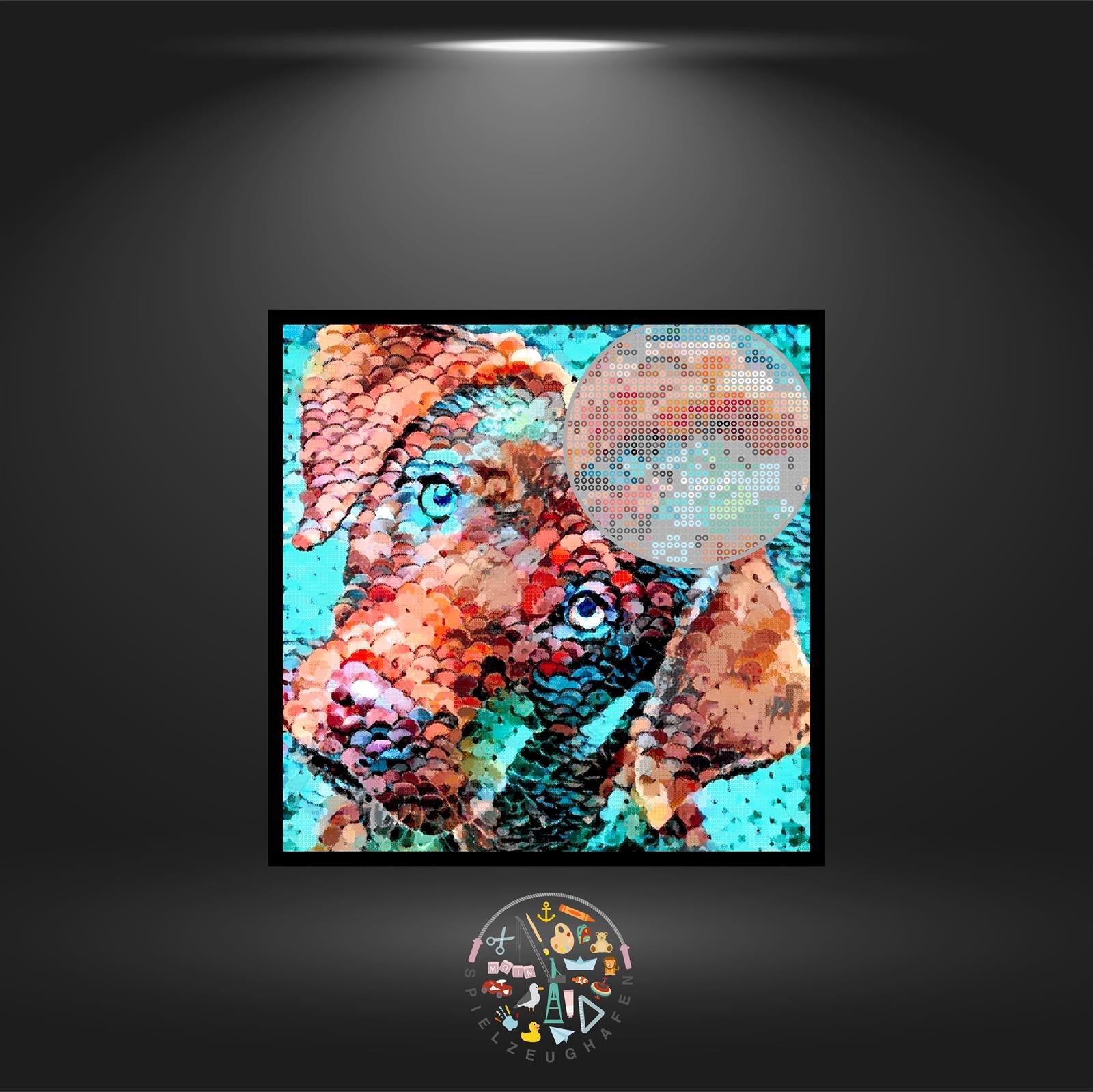 Hund 'Cäsar' - Bügelperlen von Spielzeughafen