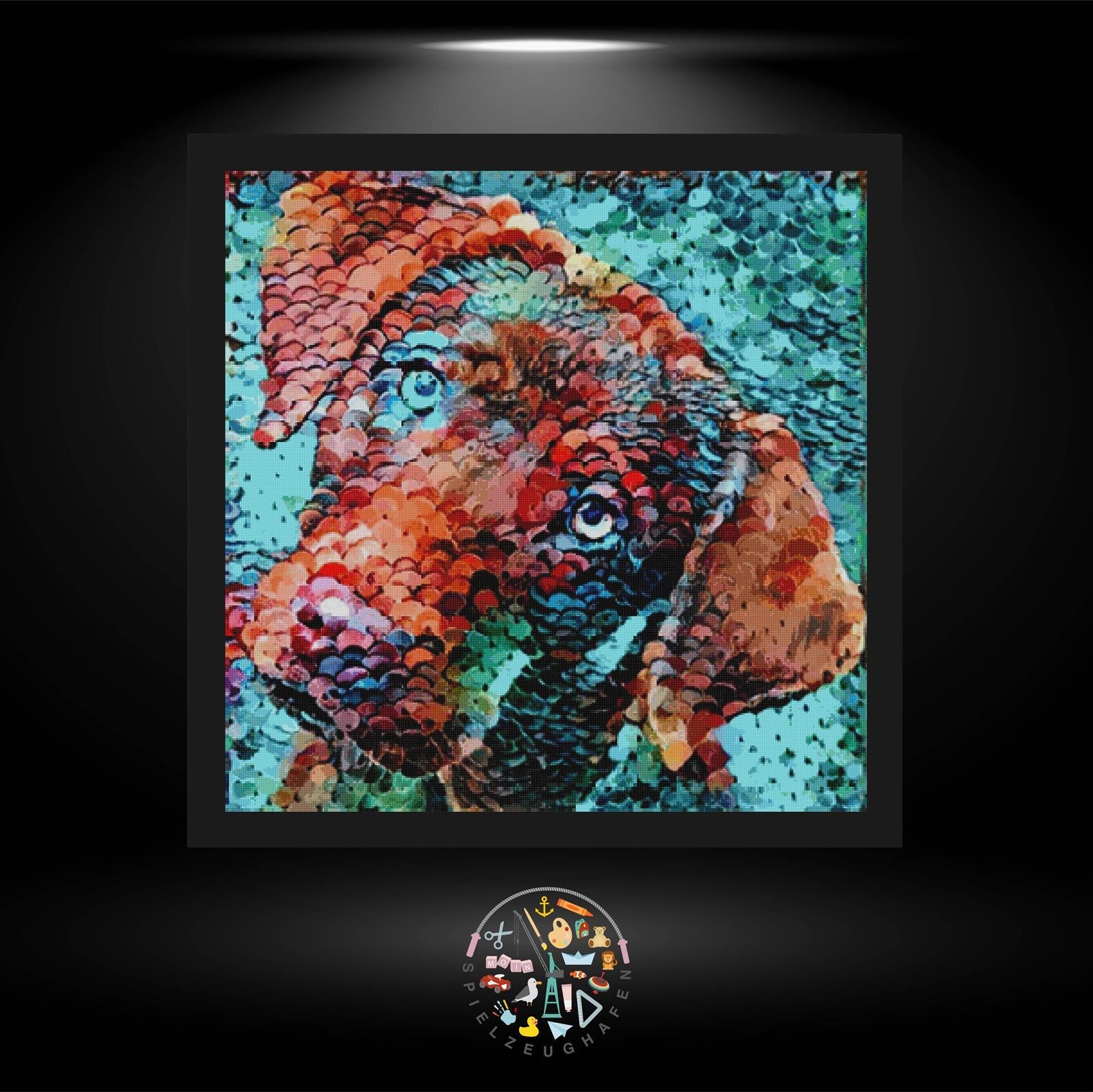 Hund ´Cäsar´ - Quadratisch von Spielzeughafen