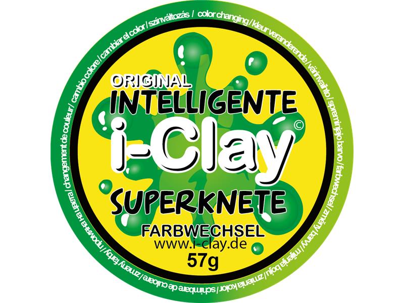 i - Clay, intelligente Superknete, farbwechselnd, Grün/Hellgrün von Spielzeughafen