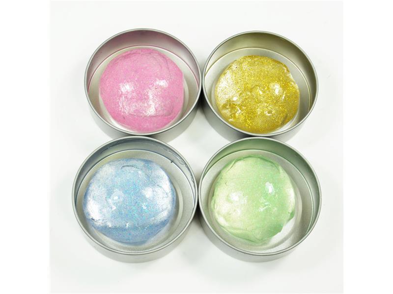 i - Clay, intelligente Superknete, Glasknete mit Glitzer, Grün von Spielzeughafen