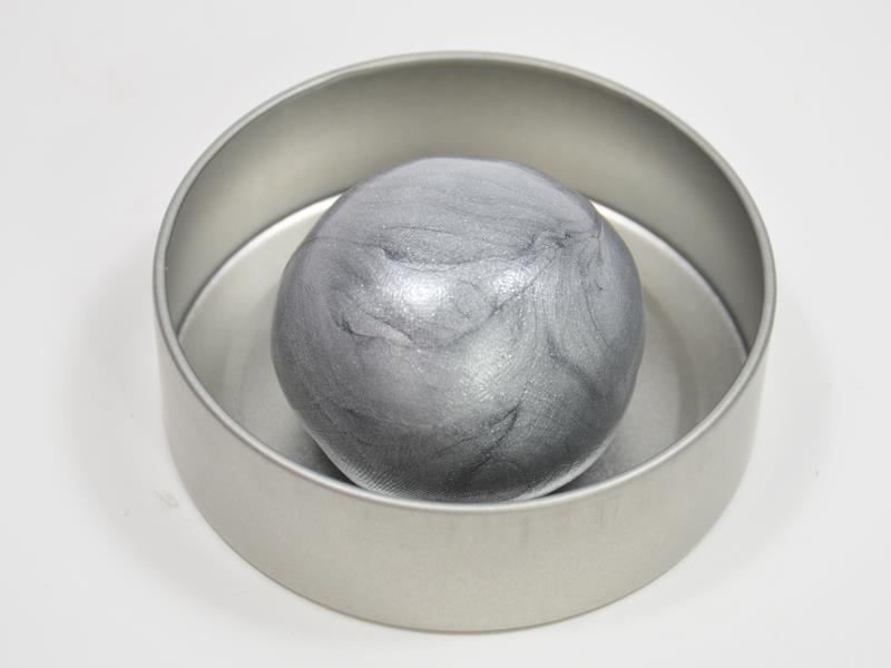i - Clay, intelligente Superknete, Metallicfarben, Metallic Silber von Spielzeughafen