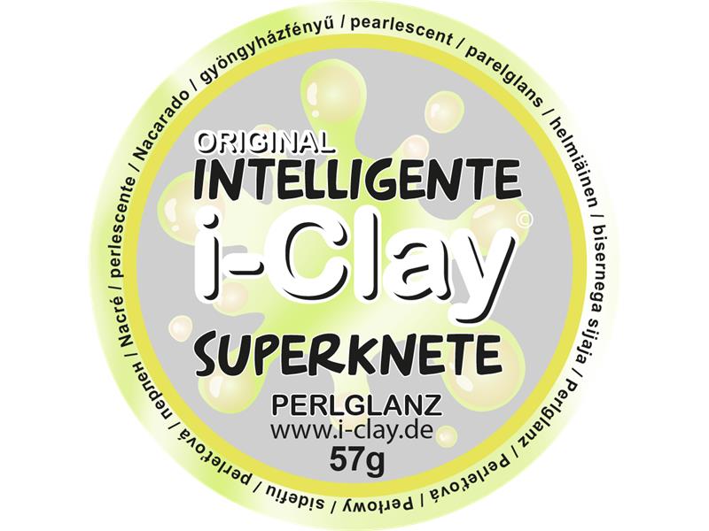 i - Clay, intelligente Superknete, Perlglanz, Gelb von Spielzeughafen