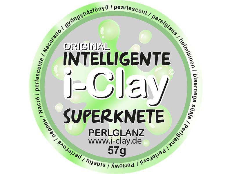 i - Clay, intelligente Superknete, Perlglanz, Grün von Spielzeughafen