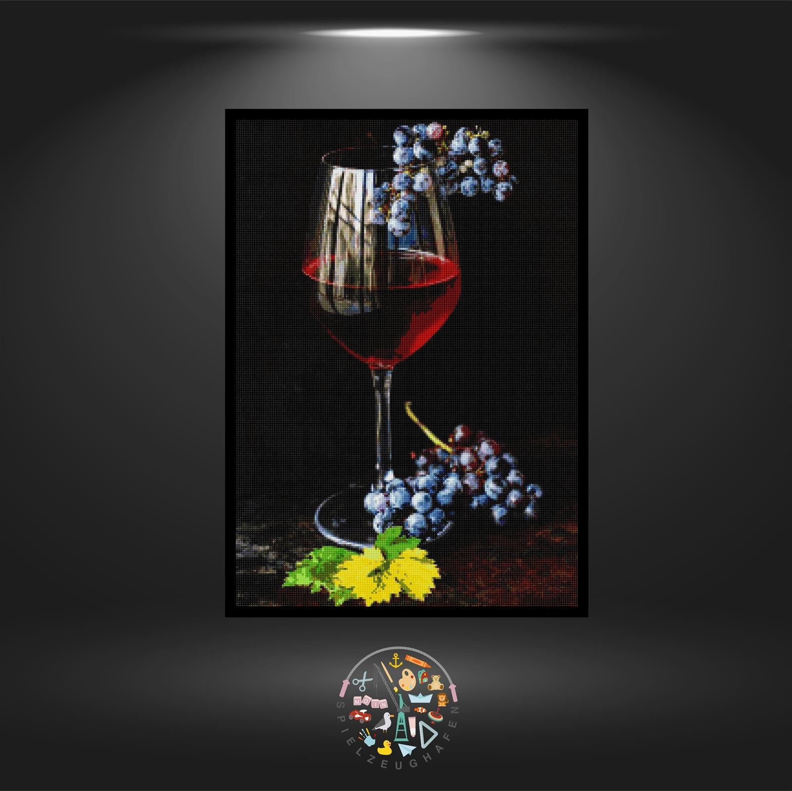 In vino veritas - Quadratisch von Spielzeughafen