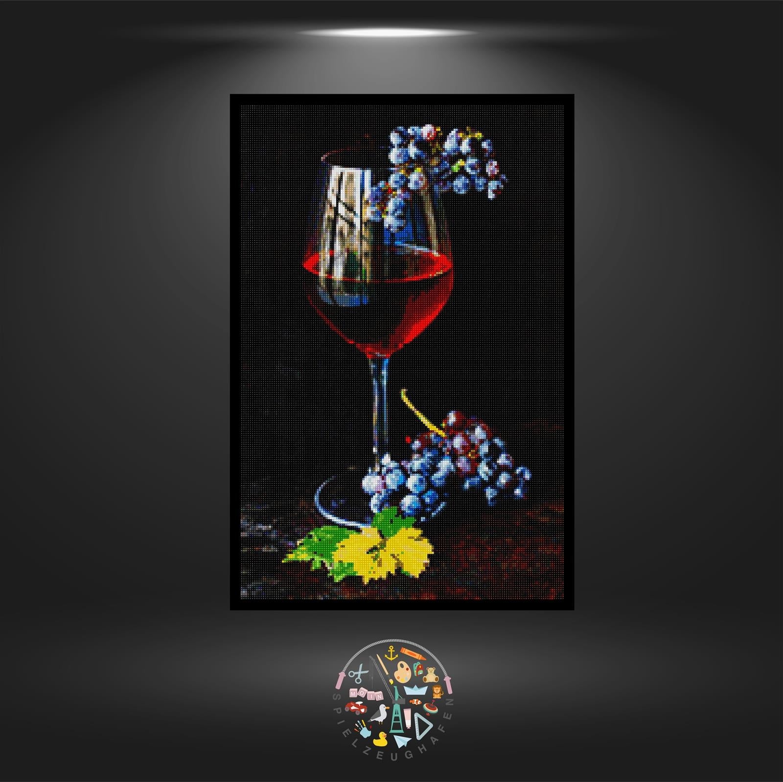 In vino veritas - Quadratisch von Spielzeughafen