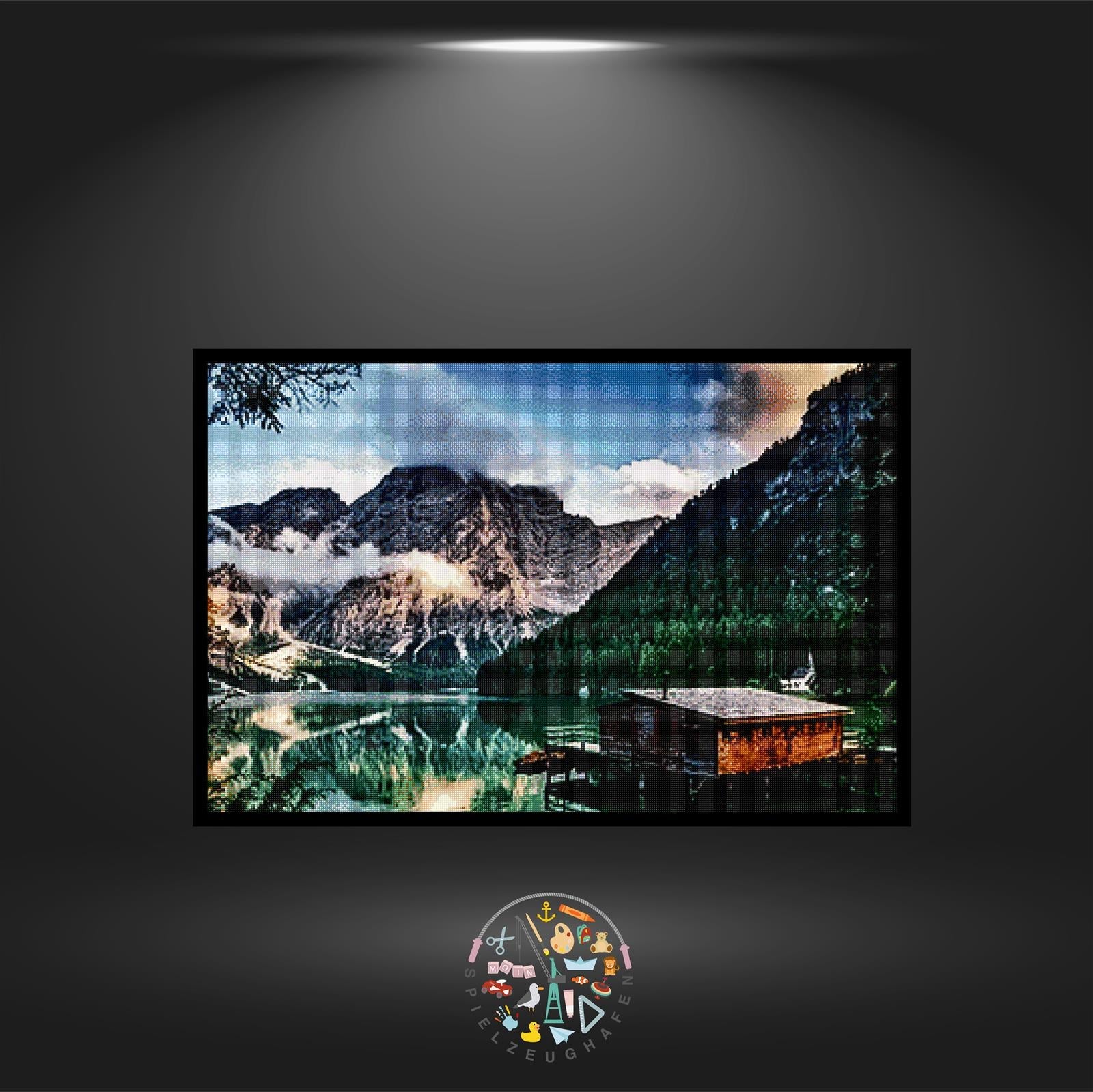 'Italian wild lake' - Quadratisch von Spielzeughafen