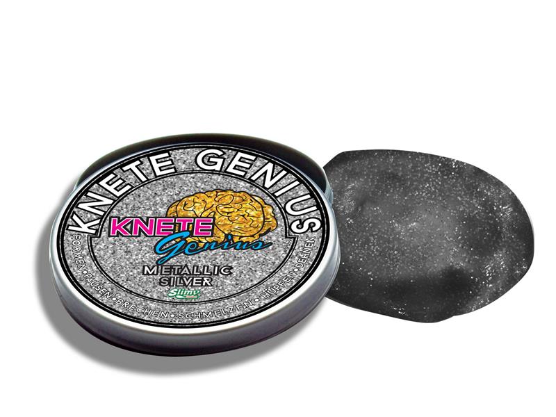 Knete Genius - Metallic - Silver von Spielzeughafen