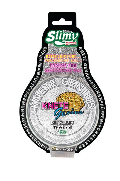 Knete Genius - Metallic - White von Spielzeughafen