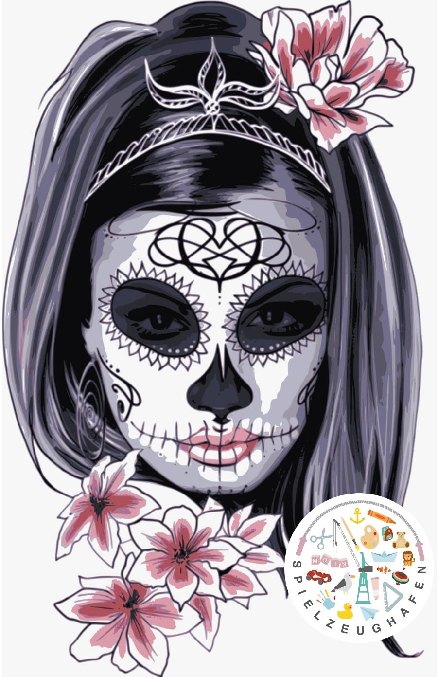 La Catrina - Bügelperlen von Spielzeughafen