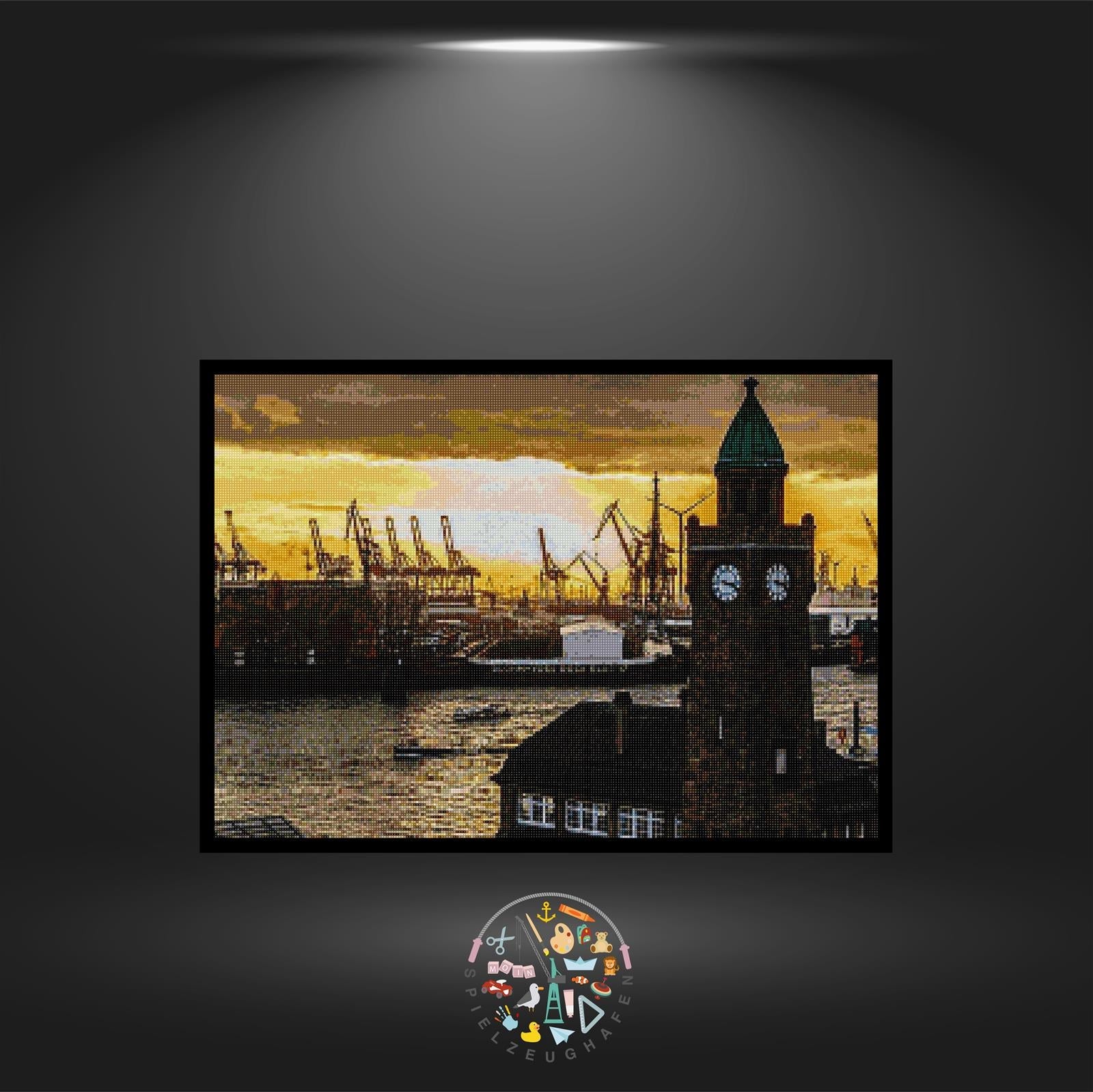 Landungsbrücken - Quadratisch von Spielzeughafen